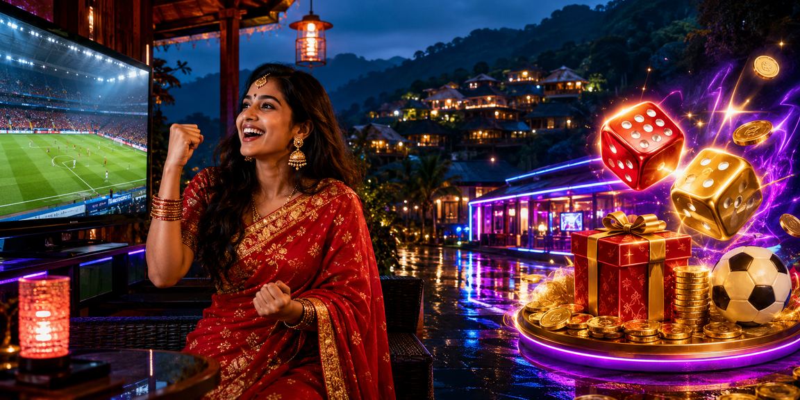 বান্দরবান ডাইস গেমের রাতের বর্ণিল দৃশ্য